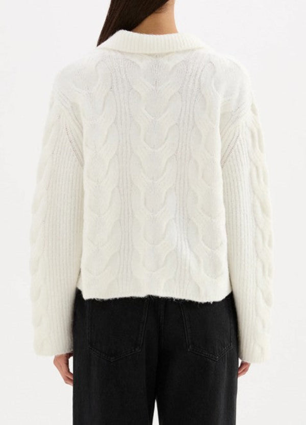 Anise Cable Knit Salt