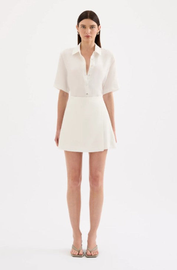 Beckett Mini Skirt Salt