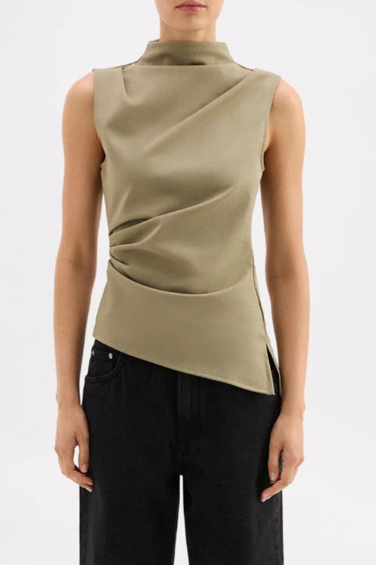 Cerys Top Deep Olive