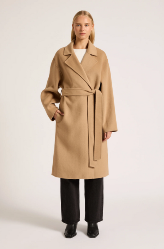 Nude Lucy Darcy Wool Coat Tan