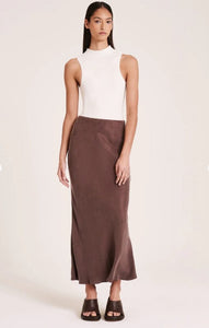 Nude Lucy Ines Cupro Skirt Chico