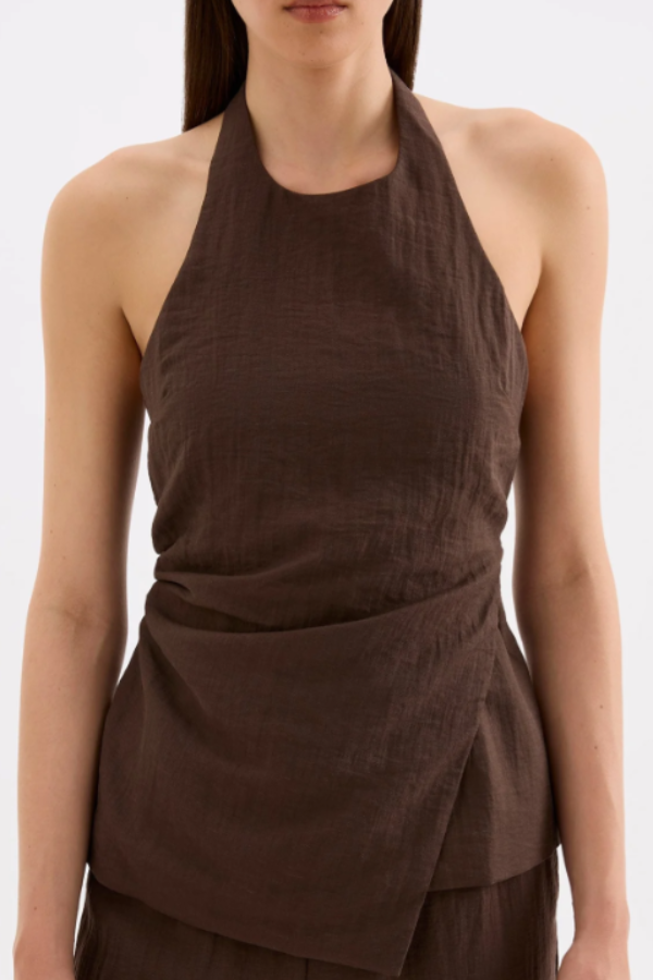 Juno Halter Top Chocolate