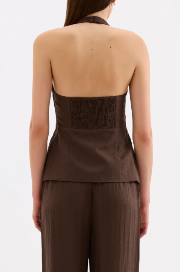 Juno Halter Top Chocolate