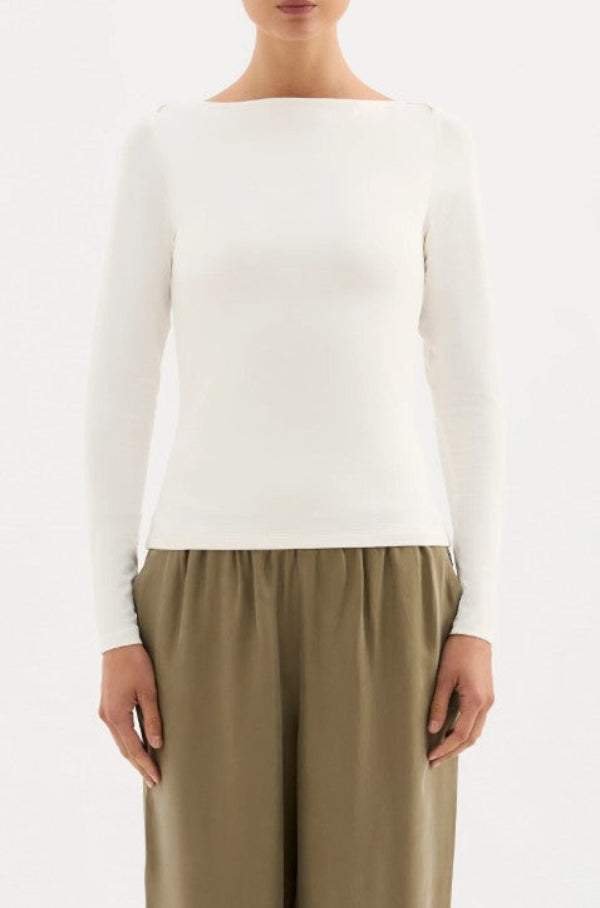 Lilah LS Top White