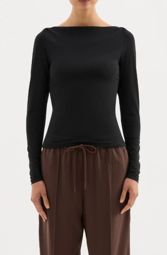 Lilah LS Top Black