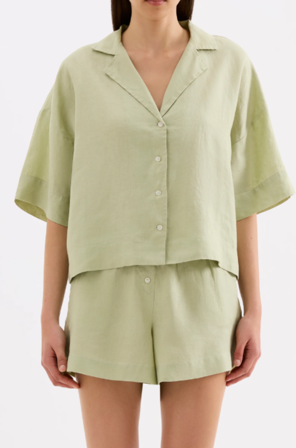 Lounge Linen Shirt Dew
