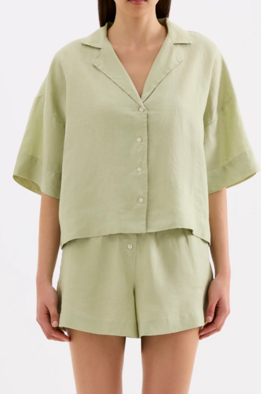 Lounge Linen Shirt Dew