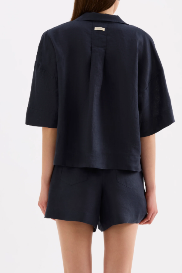 Lounge Linen Shirt Ink