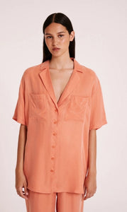 Nude Lucy Lucia Cupro Shirt Watermelon