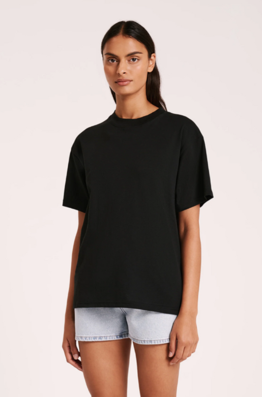 Organic Boyfriend Tee Black