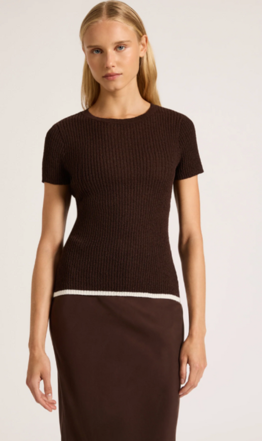 Nude Lucy Perez Knit Top Raisin