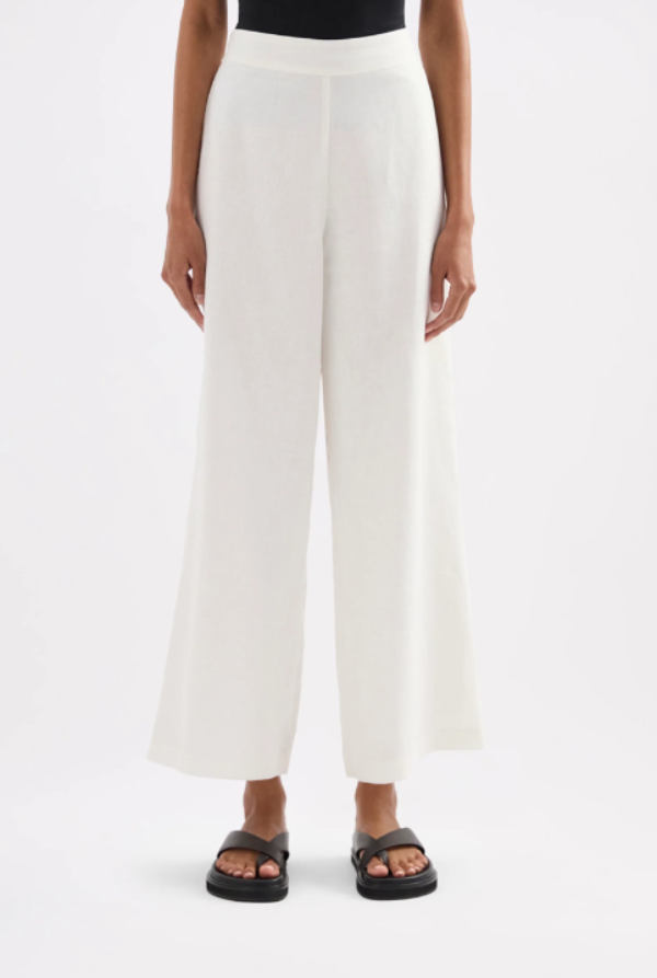 Thilda Linen Culotte White