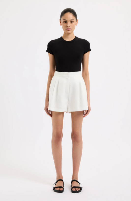 Thilda Tailored Short White