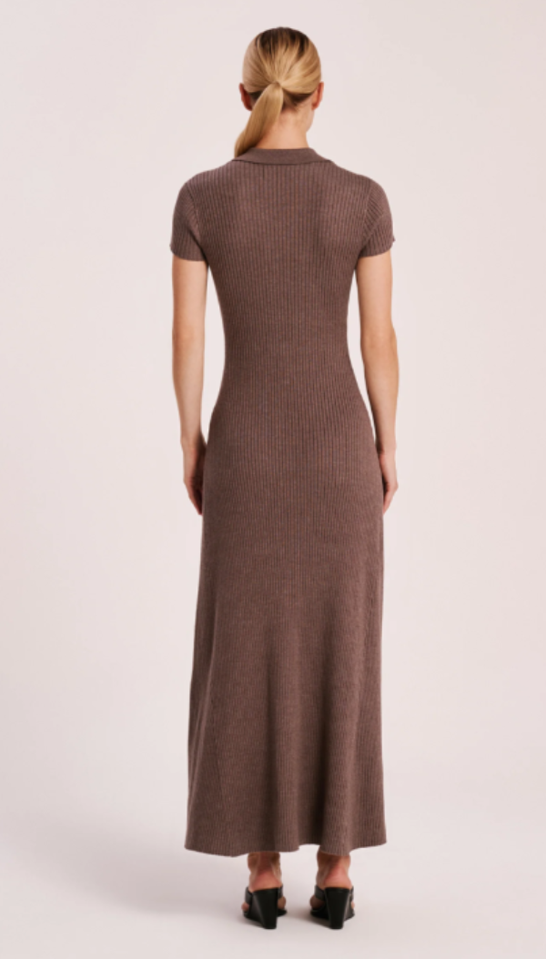 Tove Knit Dress Espresso