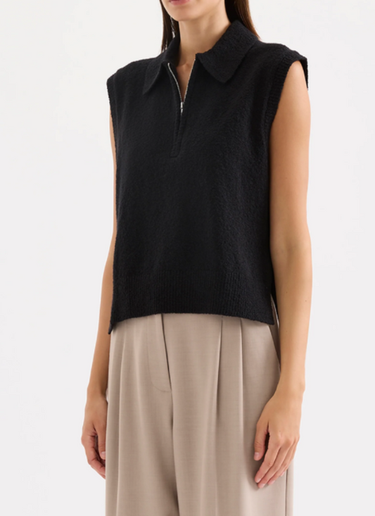 Ordell Knit Vest Black