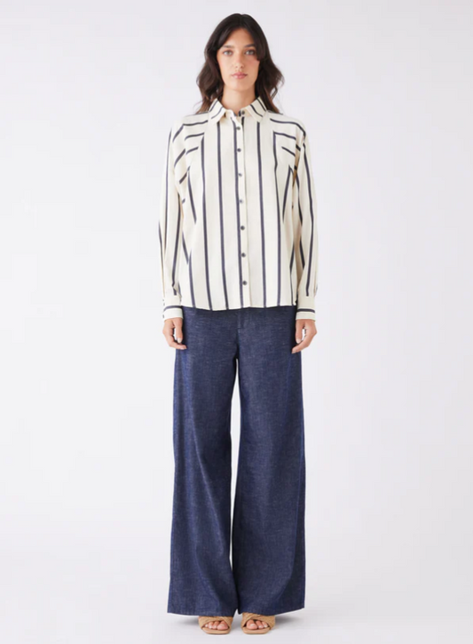Origin Stripe Shirt Indigo Stripe