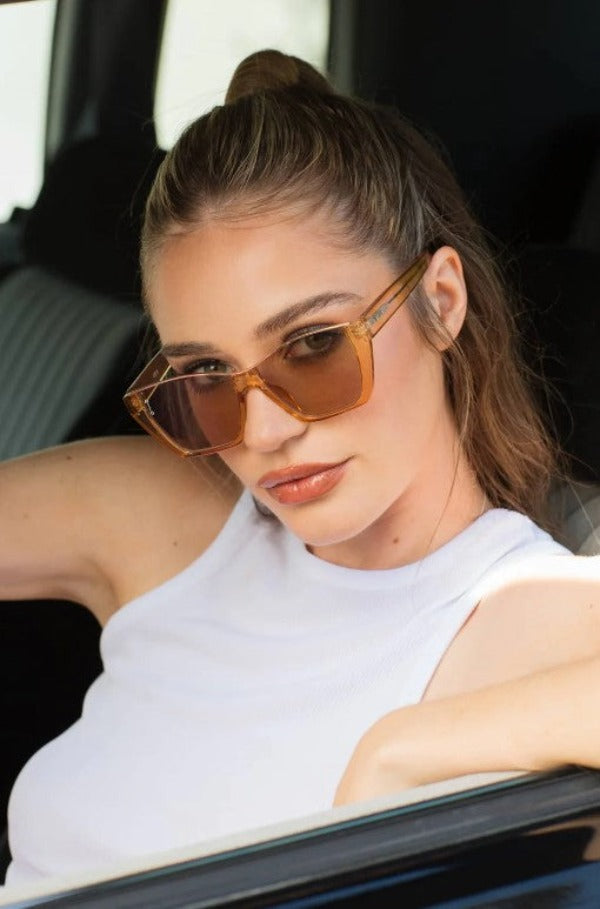 Otra Eyewear Belle Sunglasses Trans Gold/Brown