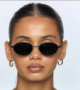 Peta + Jain Calista Frame Sunglasses Black/Black