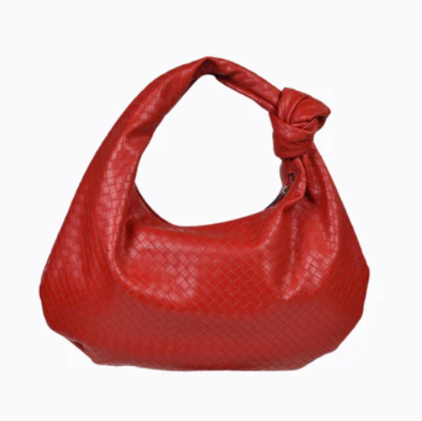 Peta + Jain Evity Weave Shoulder Bag Red