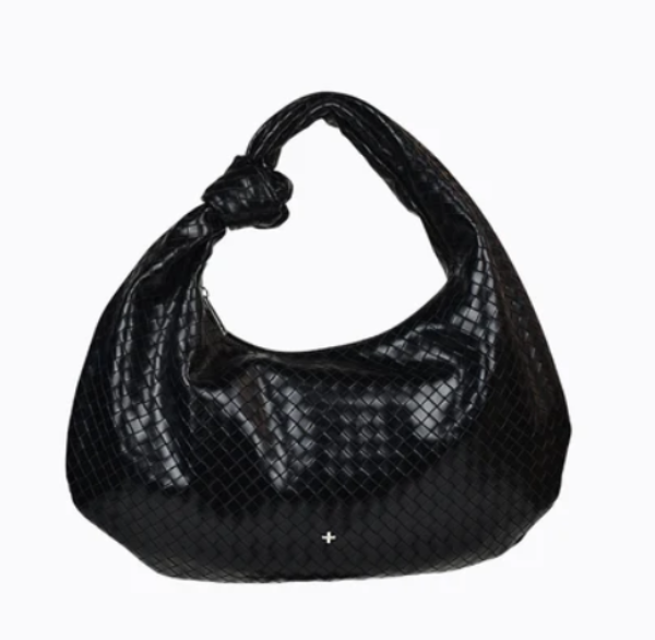 Peta + Jain Evity Weave Shoulder Bag Black