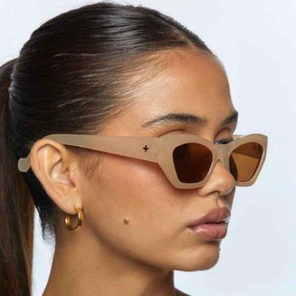 Lana Sunglasses Peach Brown