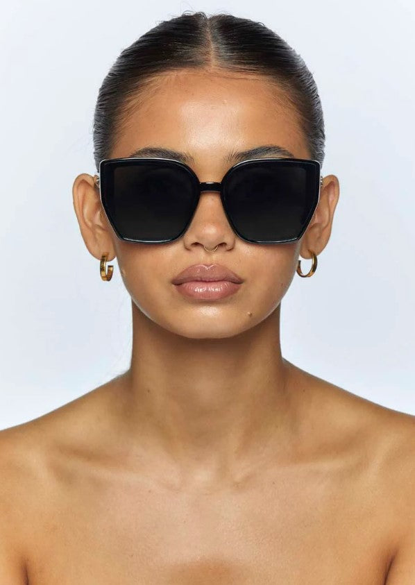 Natalie Sunglasses Black Black