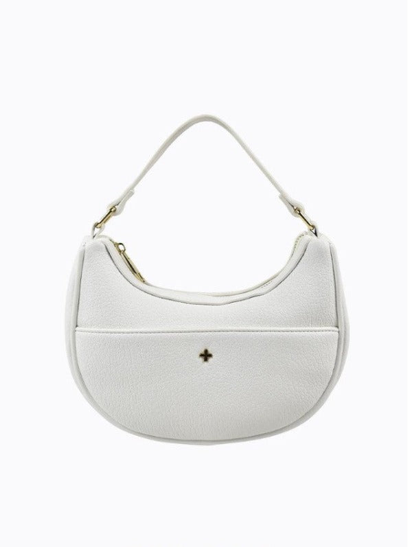 Peta + Jain Pump Shoulder Bag White/gold