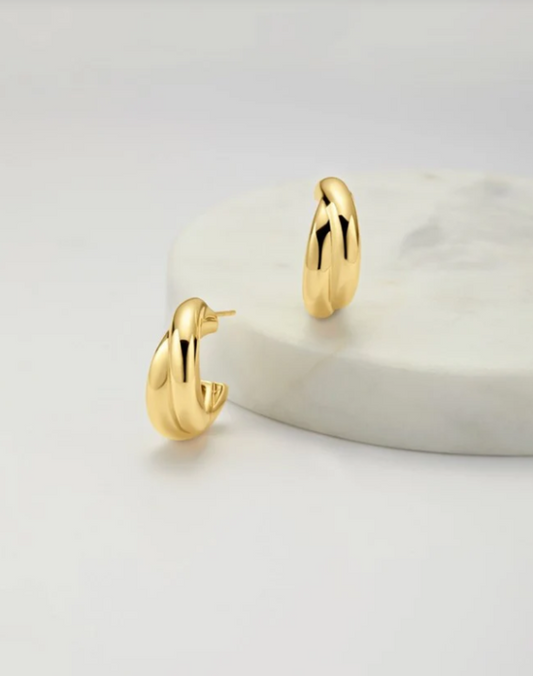 Peyton Hoop Gold 