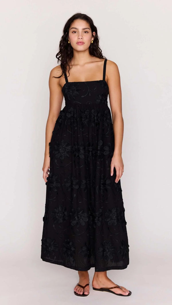 Roma Midi Dress Black