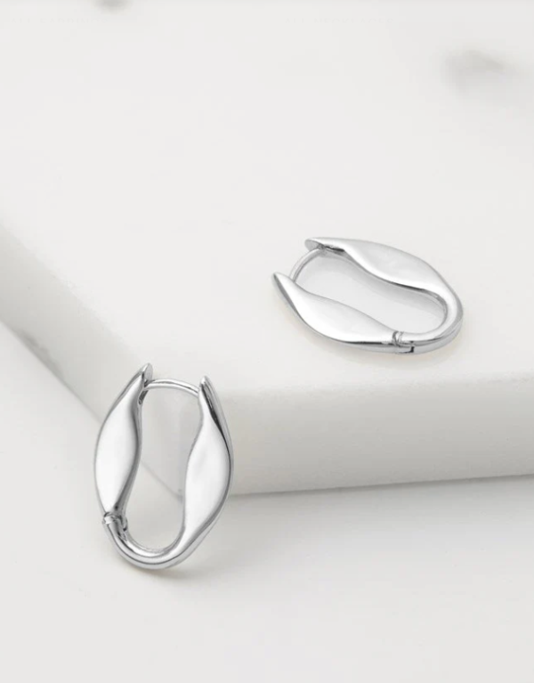 Rose Earring Silver