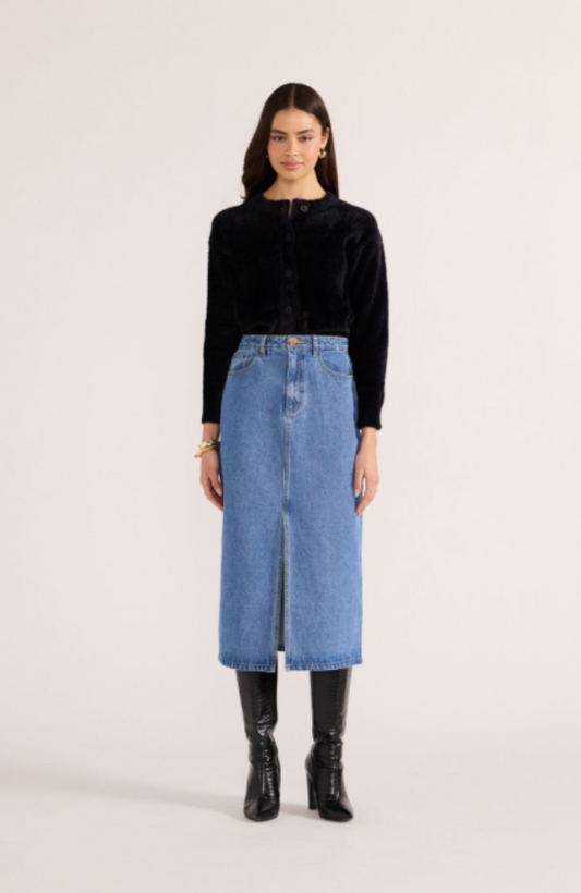 Rowan Fluffy Cardi Black