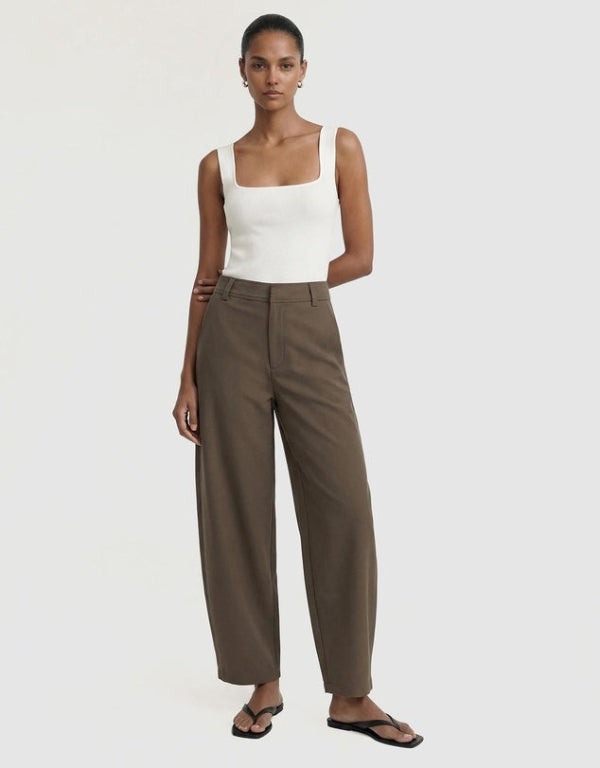 Alto Barrel Leg Pant Olive