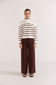 Staple The Label Dover Knit Pants Chocolate