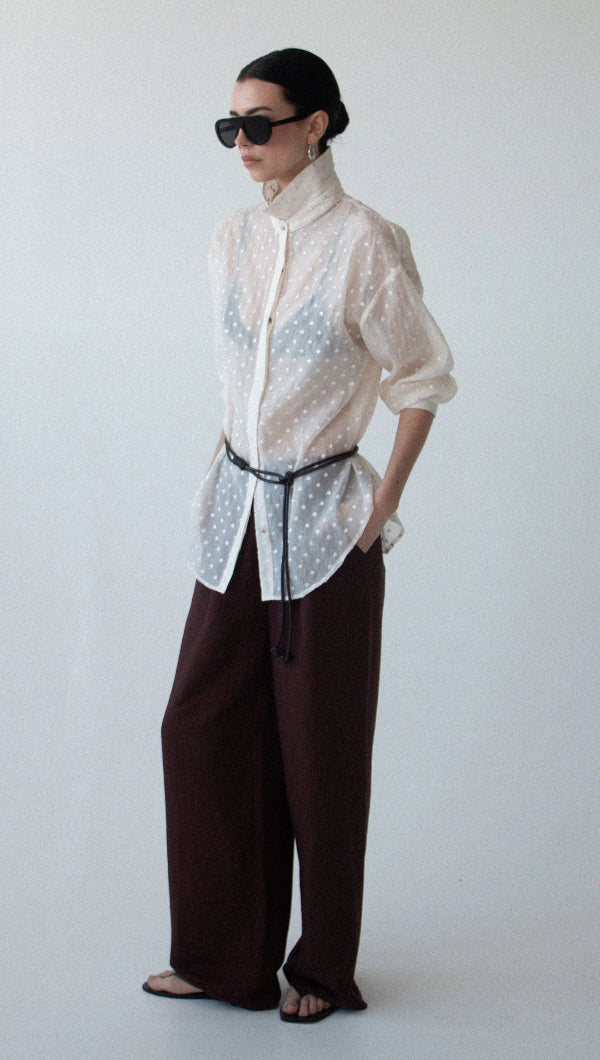 Etoile Oversized Shirt Cream Spot