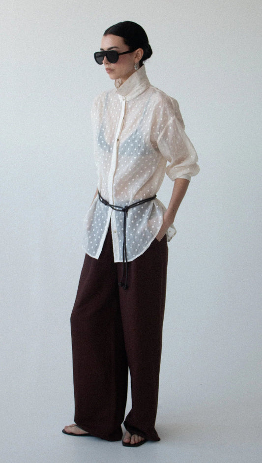 Etoile Oversized Shirt Cream Spot