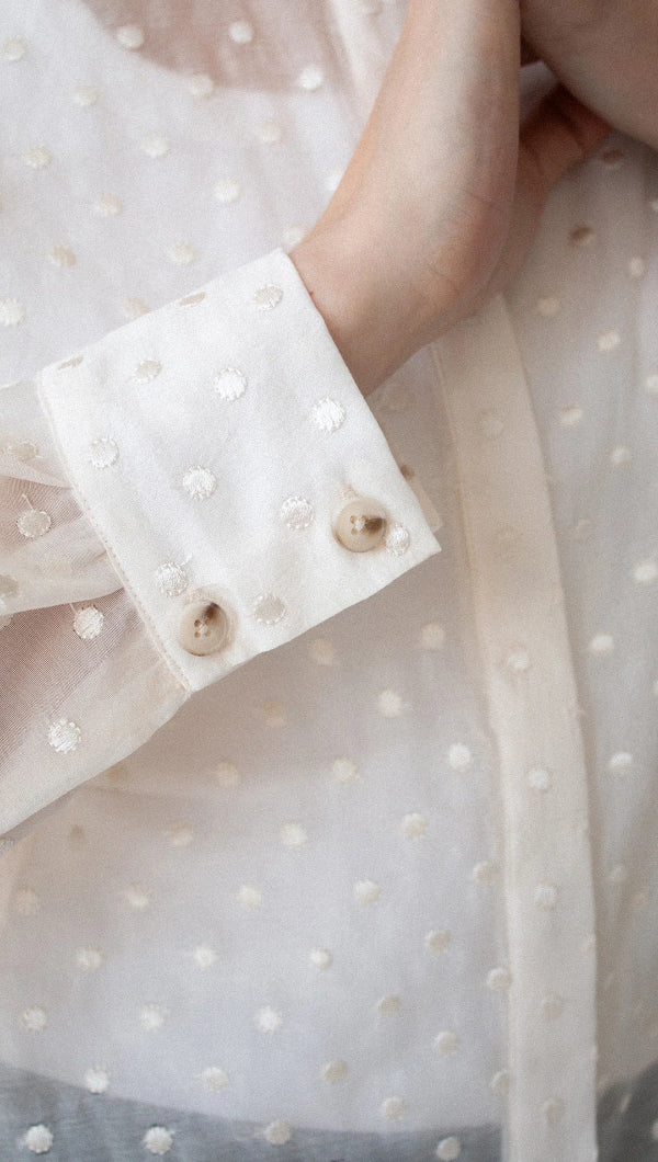 Etoile Oversized Shirt Cream Spot