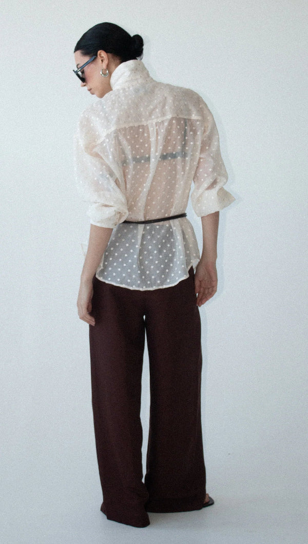 Etoile Oversized Shirt Cream Spot