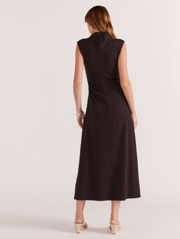 Staple The Label Remi Midi Dress Espresso