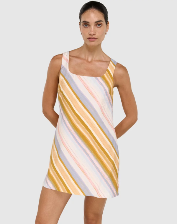 Veda Mini Dress Stripe