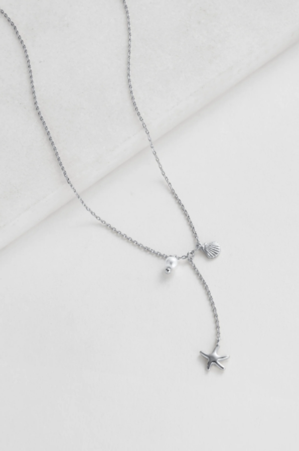 Starfish Mini Necklace Silver 