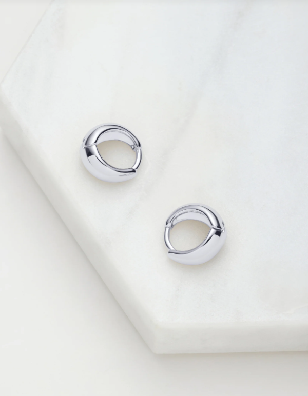 Steph Hoop Small Silver
