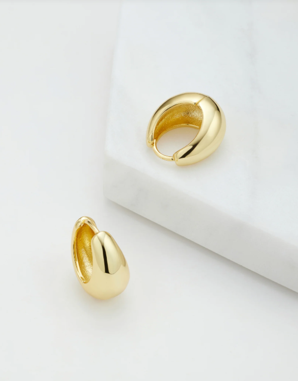 Steph Large Hoop Gold 