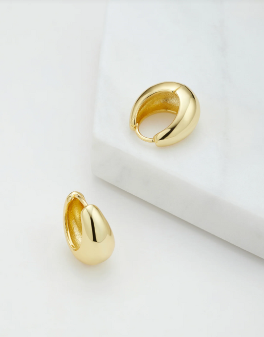 Steph Large Hoop Gold 