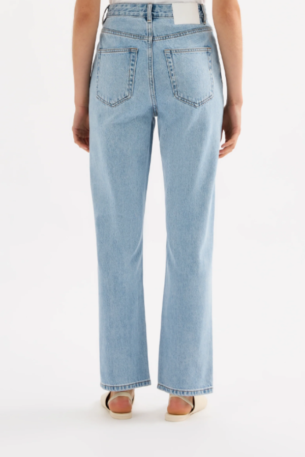 Organic Straight Leg Jean 90s Blue Wash