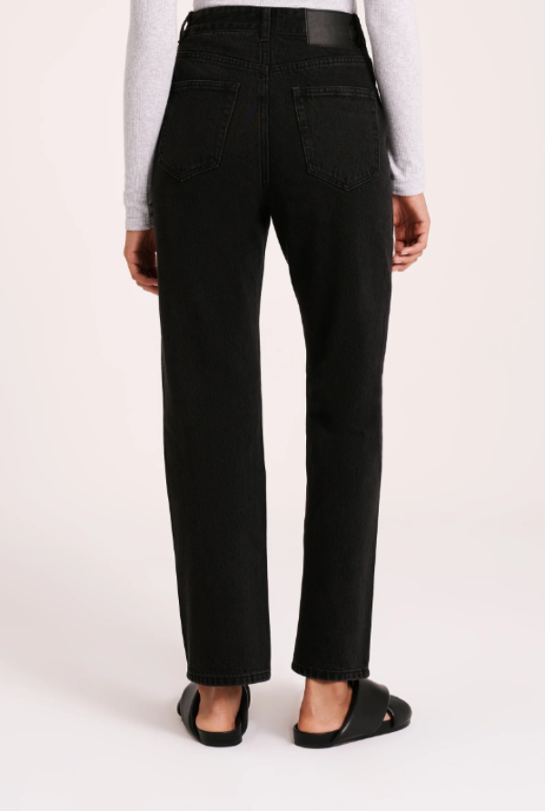 Organic Straight Leg Jean Vintage Black