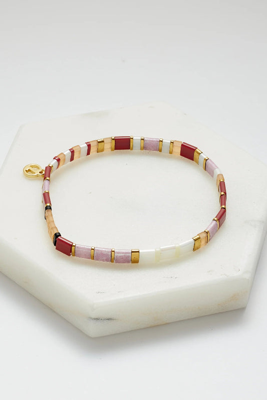 Tile Bracelet Rouge