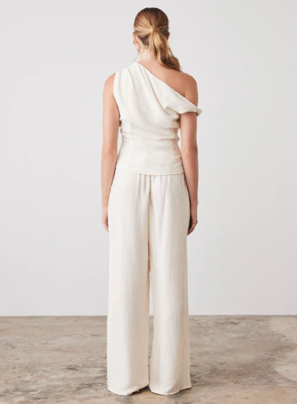 View Blouse Cream Crinkle