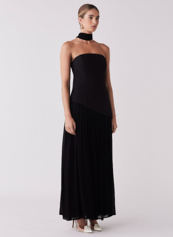 Viewpoint Maxi Dress Black