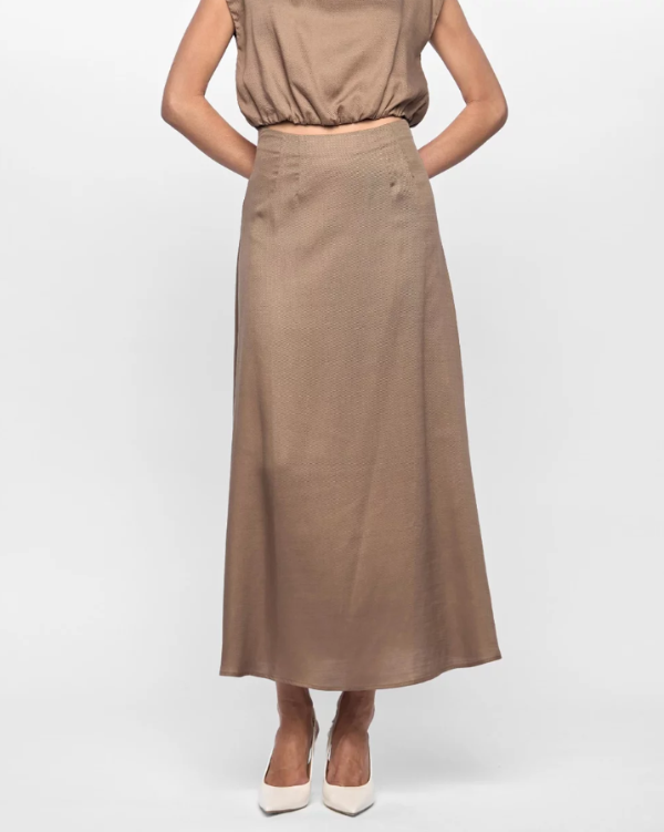 Willa Midi Skirt Truffle