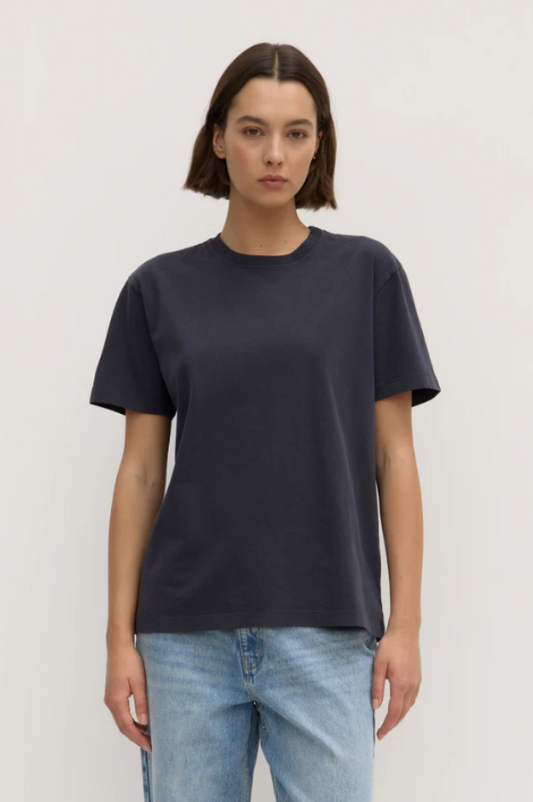 Womens Organic Base Tee True Navy